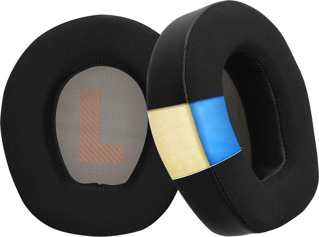 kwmobile 2x Kunstleder Ohr Polster für JBL Quantum 300 / Quantum 200 Ohrpolster - Ersatz Ohrpolster - Kopfhörer Ersatzteile - Kopfhörer Ersatzpo...