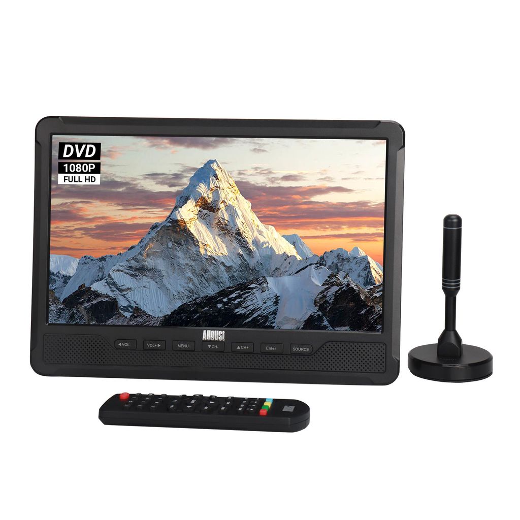 August DA383D -10 .1 ". przenośny telewizor HD z Zdjęcie produktu 