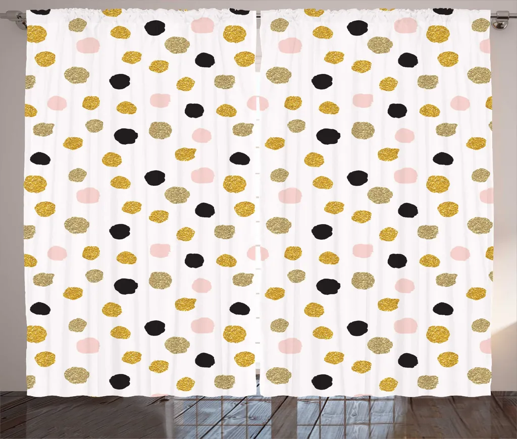 Rideaux Universels de Salon 280x225 cm avec Boucles et Crochets