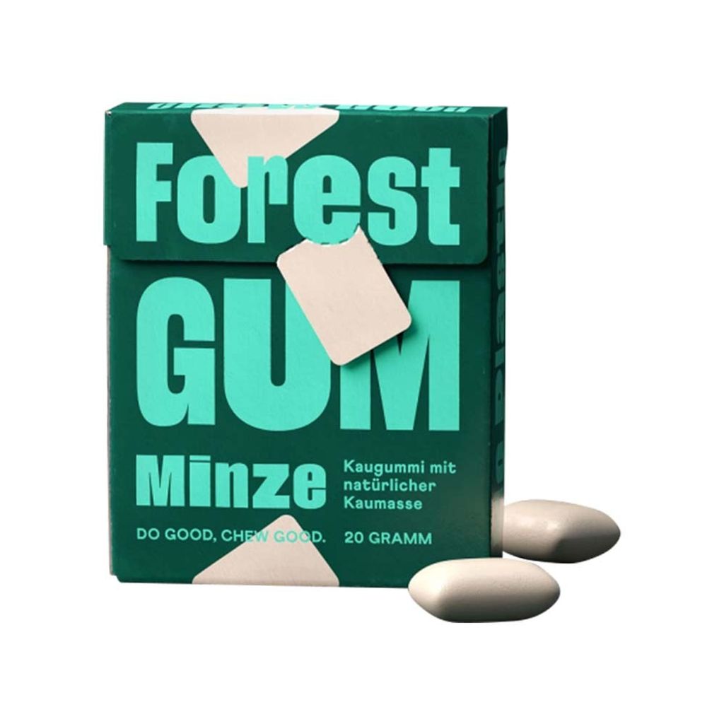 Forest Gum Kaugummi Minze 20g Produktbild 