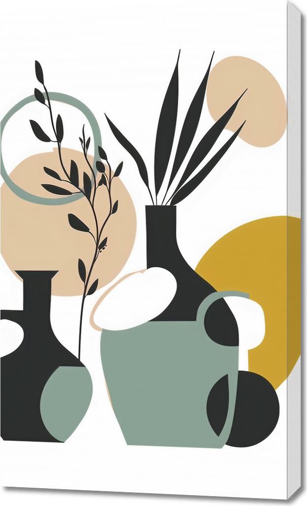 Bild 60x100cm Modernistische Komposition