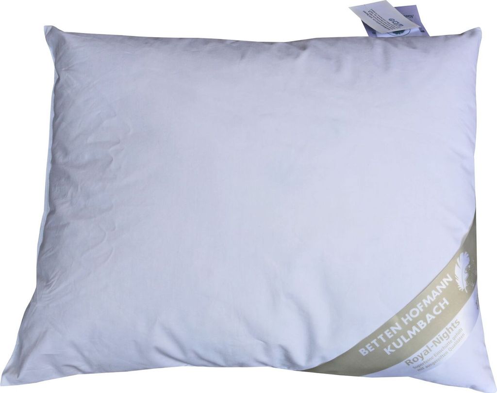 Hofmann Bayern Kissen Kopfkissen 40x50 cm Federkissen 30% Daunen 240g
