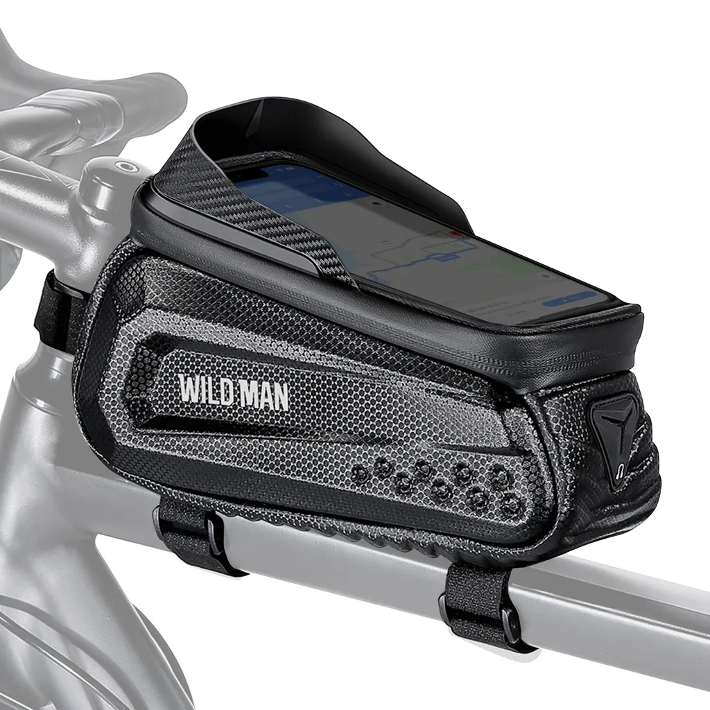 Sacoche vélo étanche 1L Wildman E10 rigide et résistante aux chocs