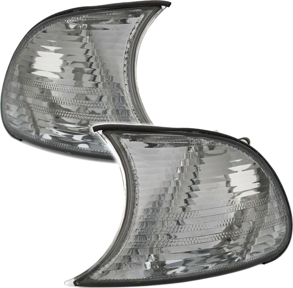 2x Frontblinker Blinker Smoke für BMW 3er E46 Coupe Cabrio ab 1999-2001