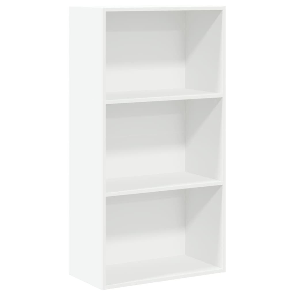 vidaXL Bücherregal Weiß 60x30x114 cm Holzwerkstoff