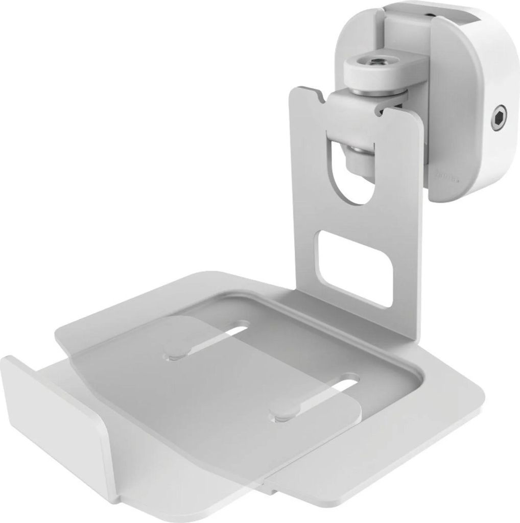 HAMA Wandhalterung für Bose Soundtouch 10 und Bose Soundtouch 20 | 85° Schwenkbar | Easy-Fix-System | Inkl. Montagematerial | Weiß