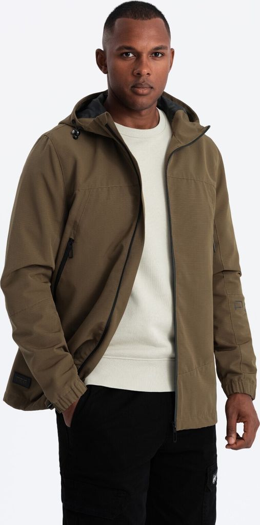 Ombre Clothing Übergangsjacke für Männer Kolley braun XL