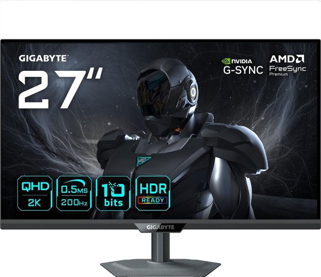 GIGABYTE G27Q20 27” QHD Gaming-Monitor - 2560 x 1440, Produktbild 