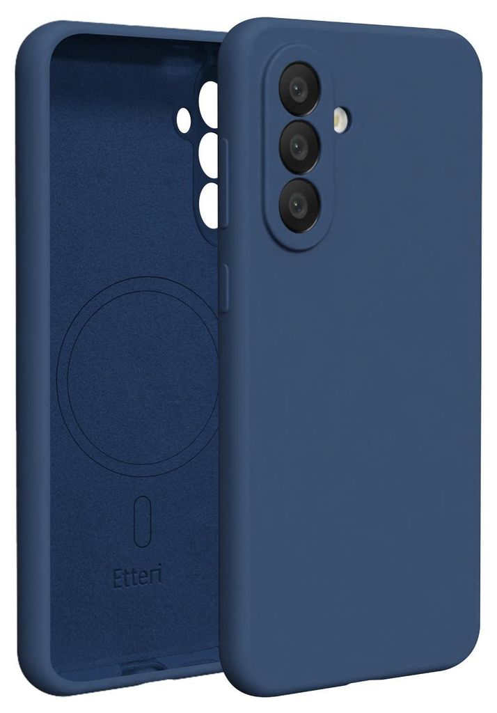 Etteri Silikon Mag Case für Samsung Galaxy A57 5G Dunkelblau