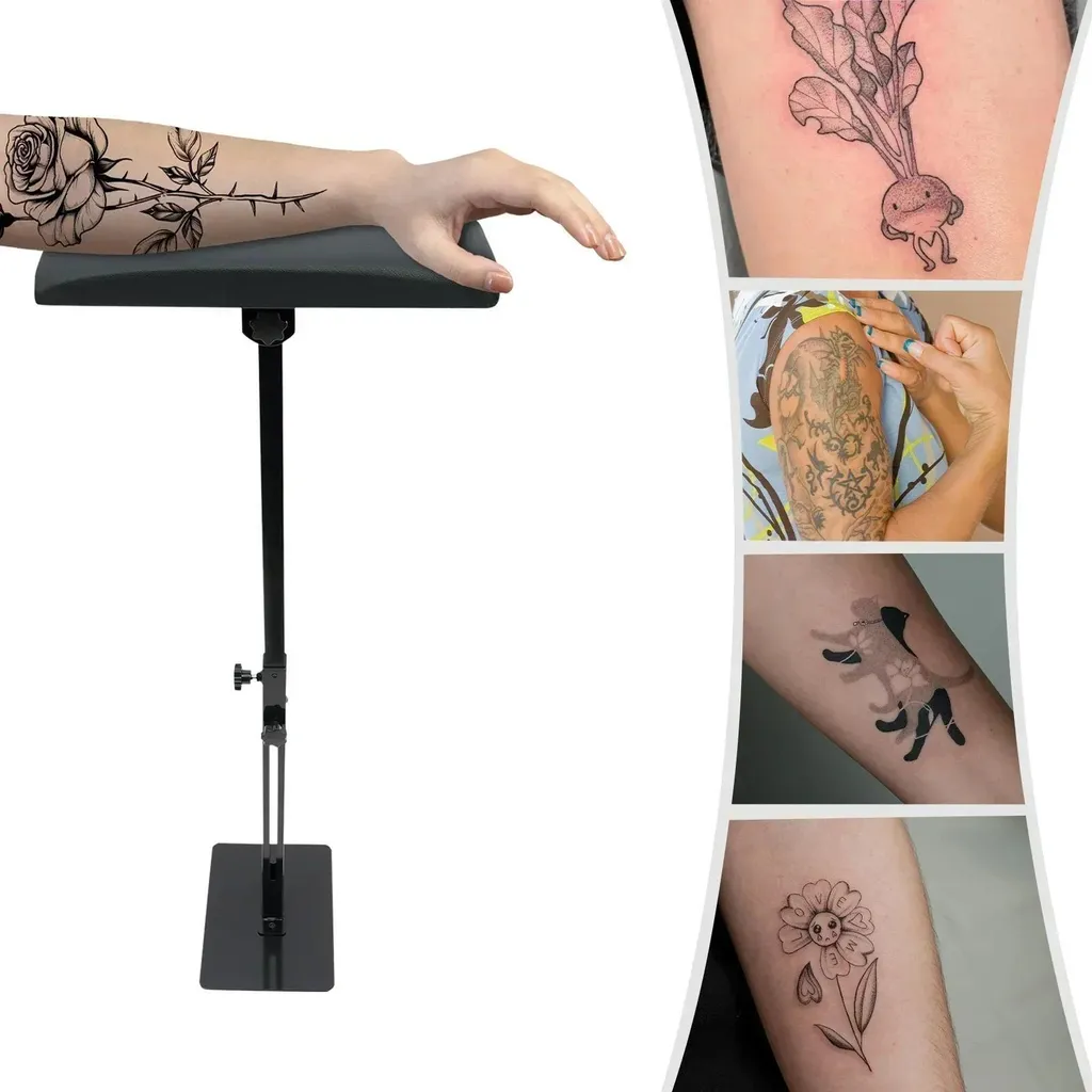 Repose-bras Tatouage pour Bras Complet et Jambe - Réglage Multi-angles - 6