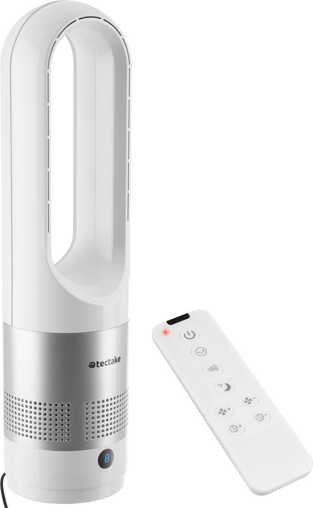 Ventilateur colonne POLAR avec oscillation à 80° - blanc Image du produit 