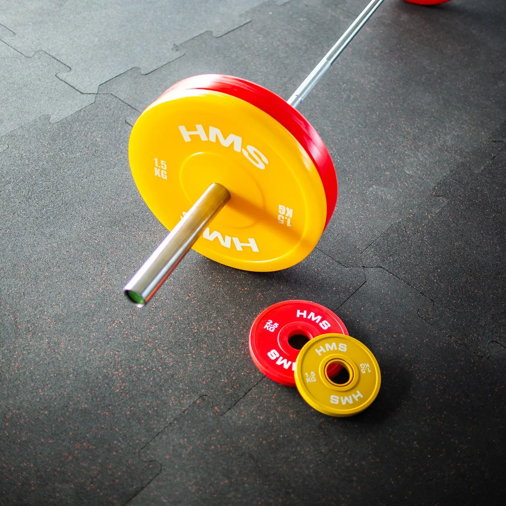 Apprenez le snatch en sécurité avec le set de disques techniques 18 kg HMS