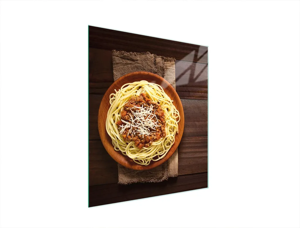 Tagliere in vetro 45x52 Cibo