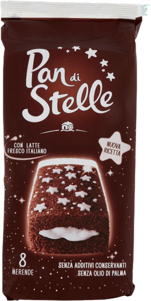 Biszkopty Merendine 8szt 280g - Pan di Stelle Zdjęcie produktu 