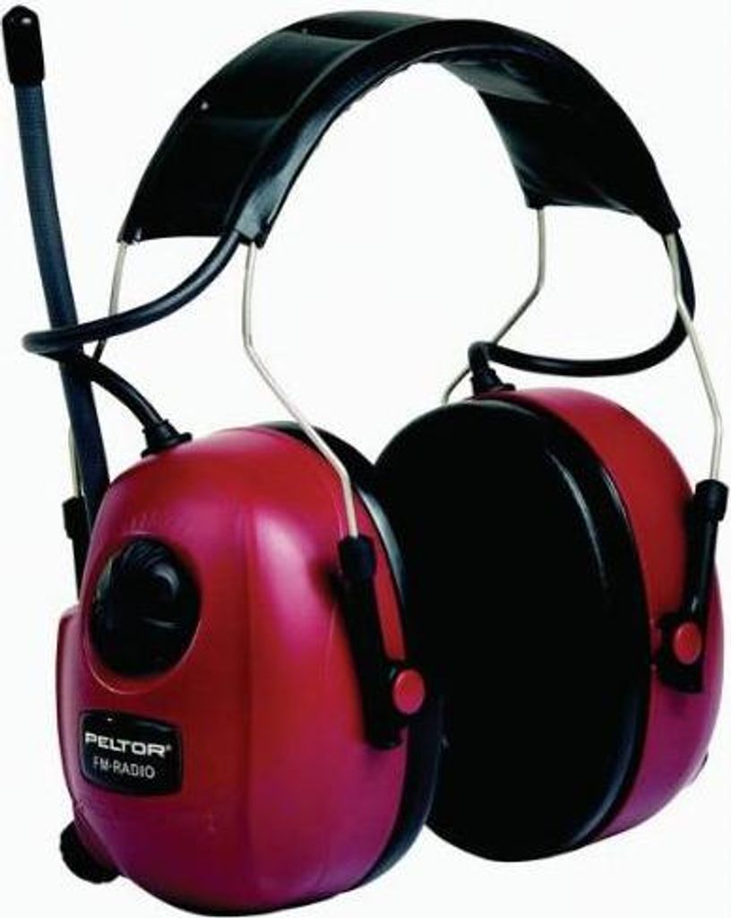 3M Peltor Kapselgehörschützer - FM Radio - Alert 30dB Rot - 7000108376