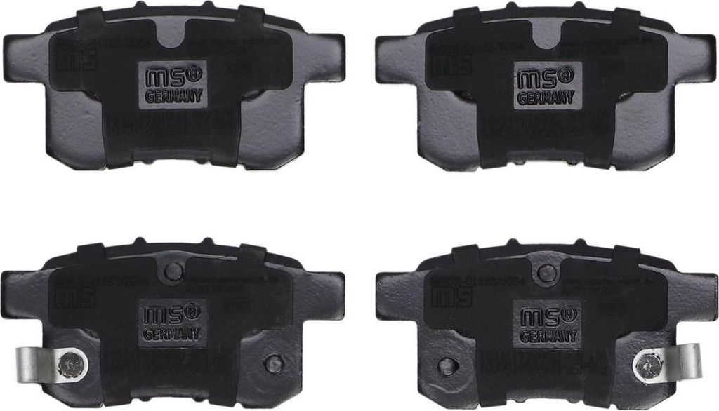 MS 13046134822N-SET-MS Bremsbeläge, Bremsklötze Hinterachse für HONDA ACCORD VIII (CU)