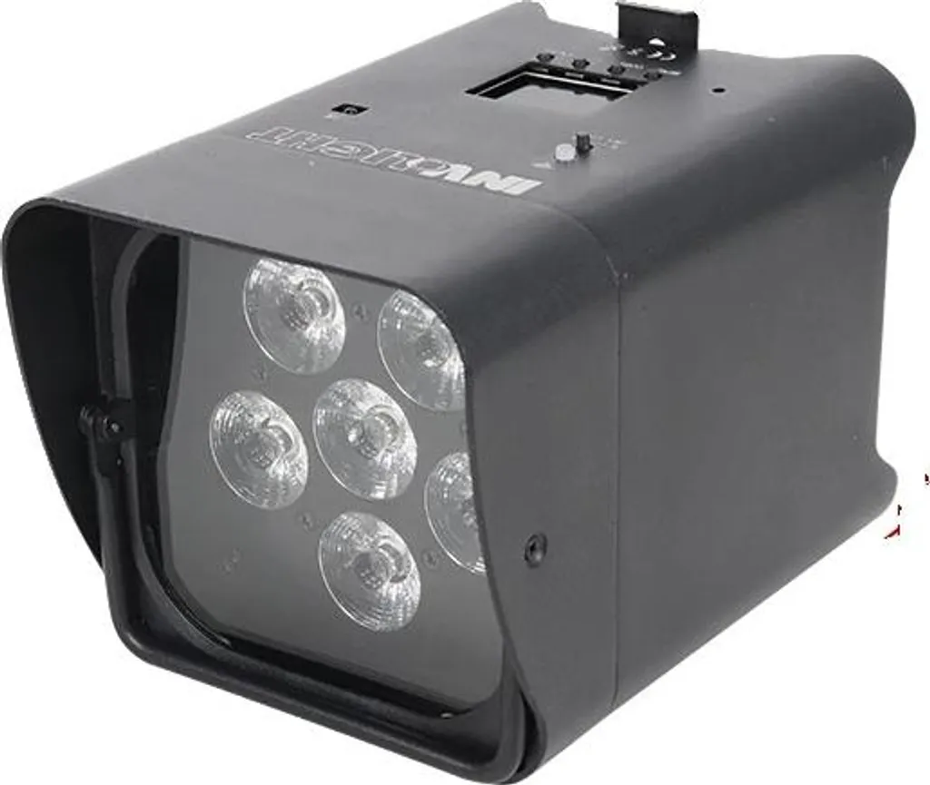 Projecteur 6x18W RGBWA UV 6-en-1 sans fil avec batterie intégrée
