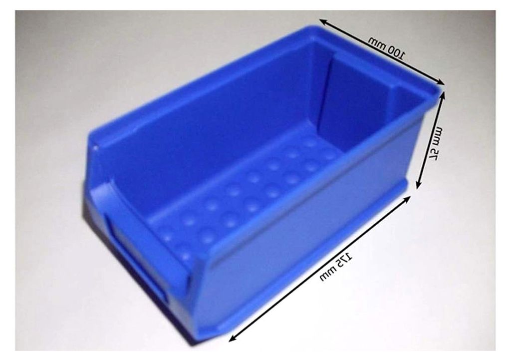 Stapelboxen 10 Stück blau Gr. 2 Germany Stapelbehälter Sichtlagerkasten Lagersichtbehälter Sichtlagerbox Sortierbox Kunststoffboxen Business