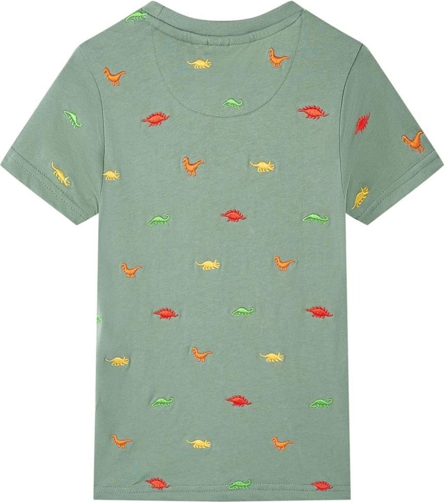vidaXL Kinder-Kurzarmshirt Khaki 140