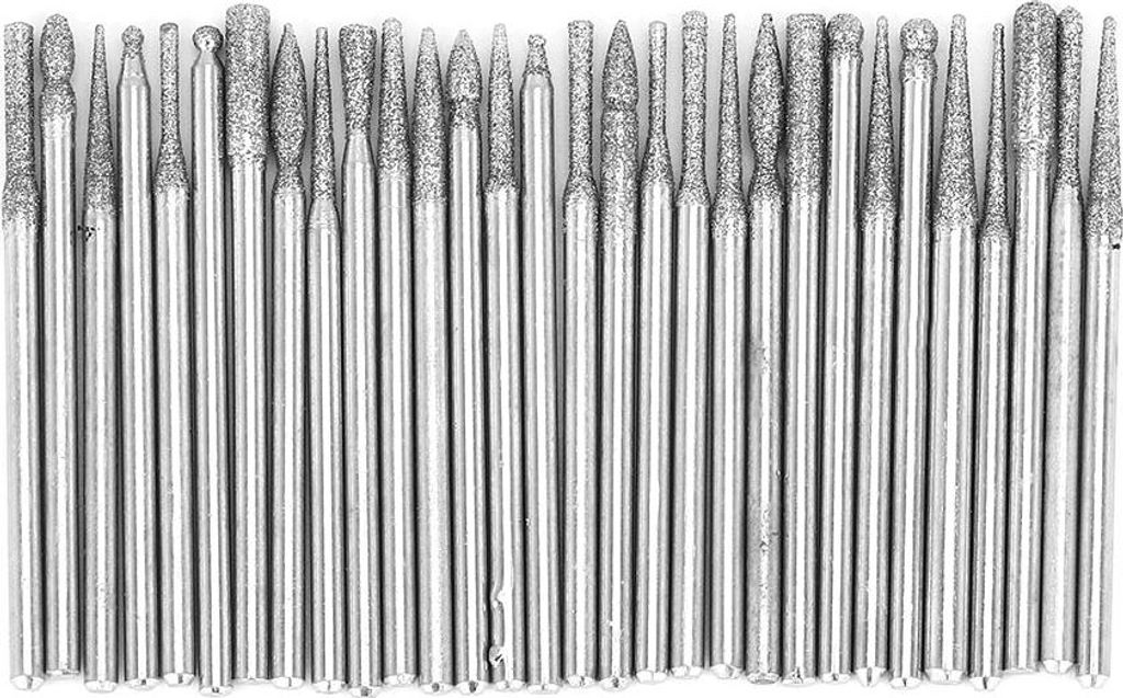 30-teiliges Set Schleifkopf-Nagelfräseraufsätze für elektrische Schleifmaschinen