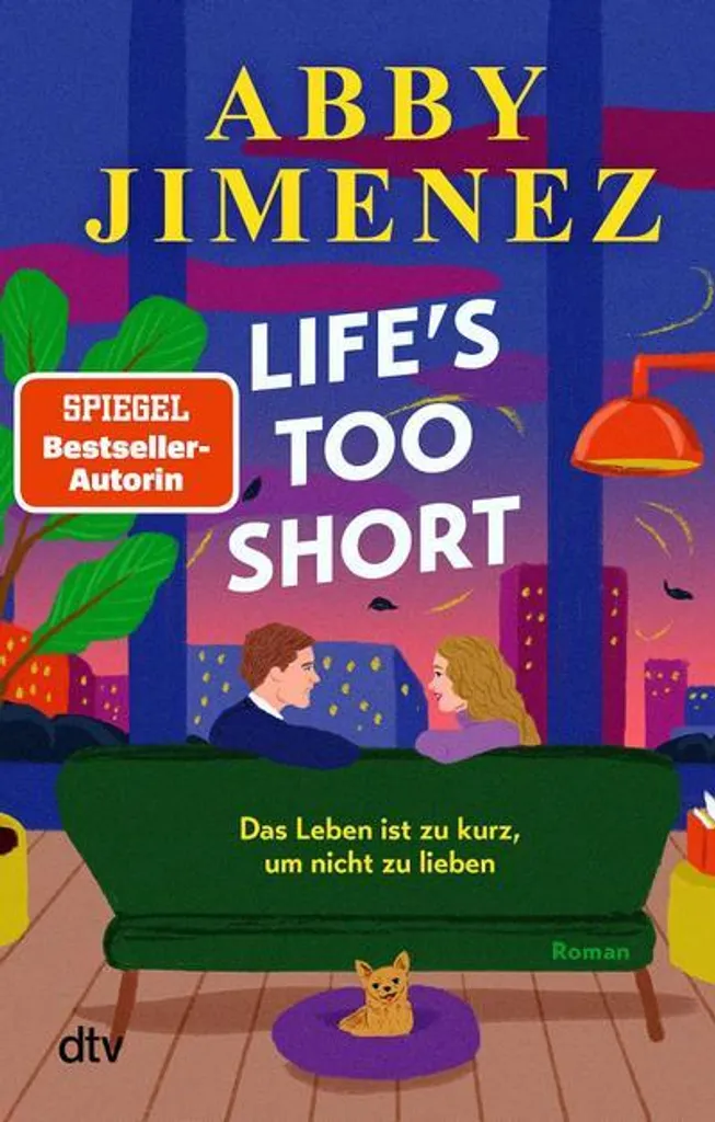 Affiche Life's Too Short cadre bois - Décoration murale salon moderne