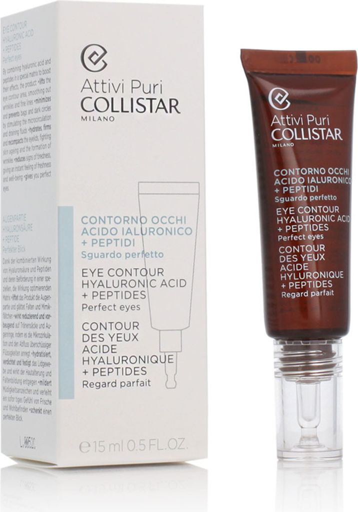 Collistar Attivi Puri, Augencreme, Frauen, Jeder Hauttyp, Anti-Aging, Antiaugenringe, Anti-Falten, Feuchtigkeitsspendend, Anheben, Auffrischend, Gl...