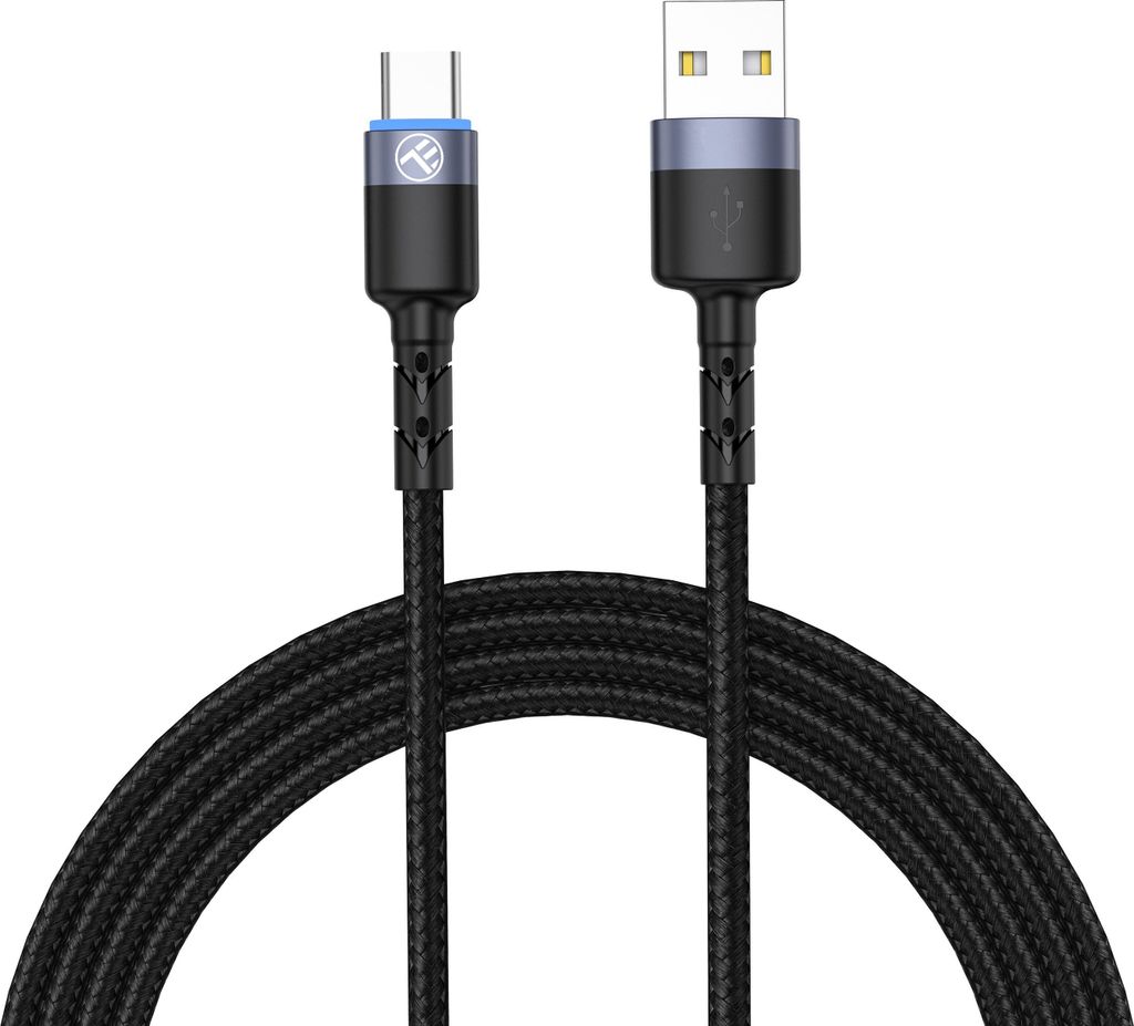 Tellur TLL155314, 2 m, USB A, USB C, 0,48 Gbit/s, Rot