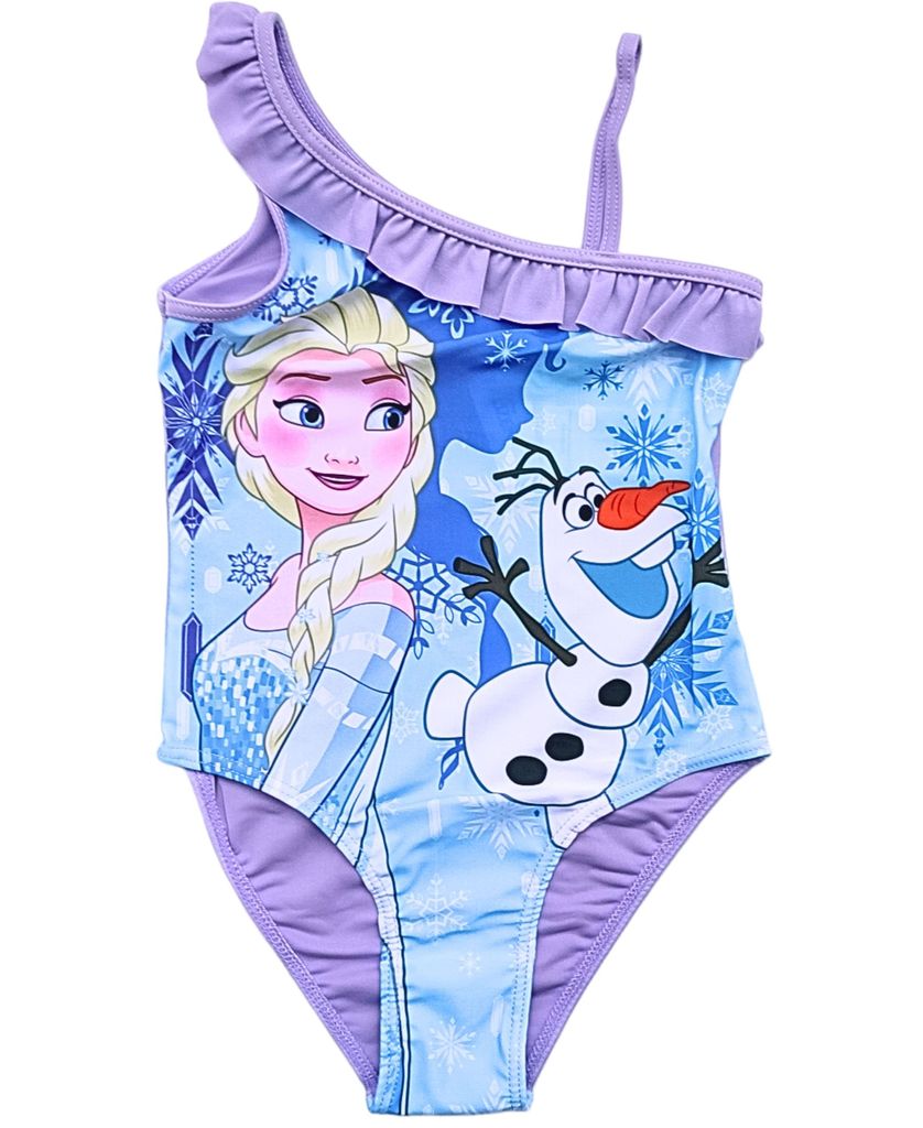 Badeanzug mit Rüschendetails Disney Frozen Lila 122-128 cm