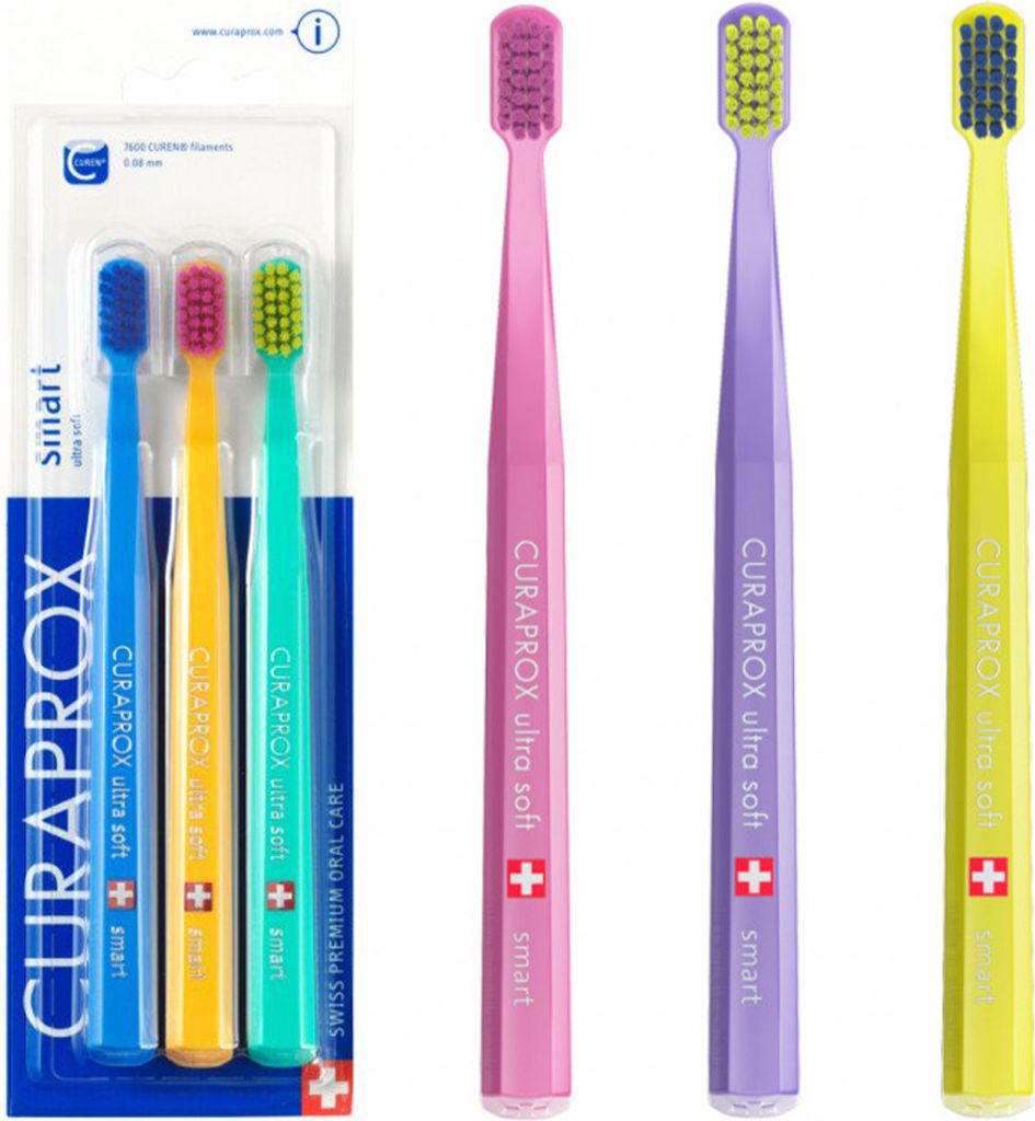 Curaprox CS smart ultrasoft Zahnbürste 3 St Produktbild 