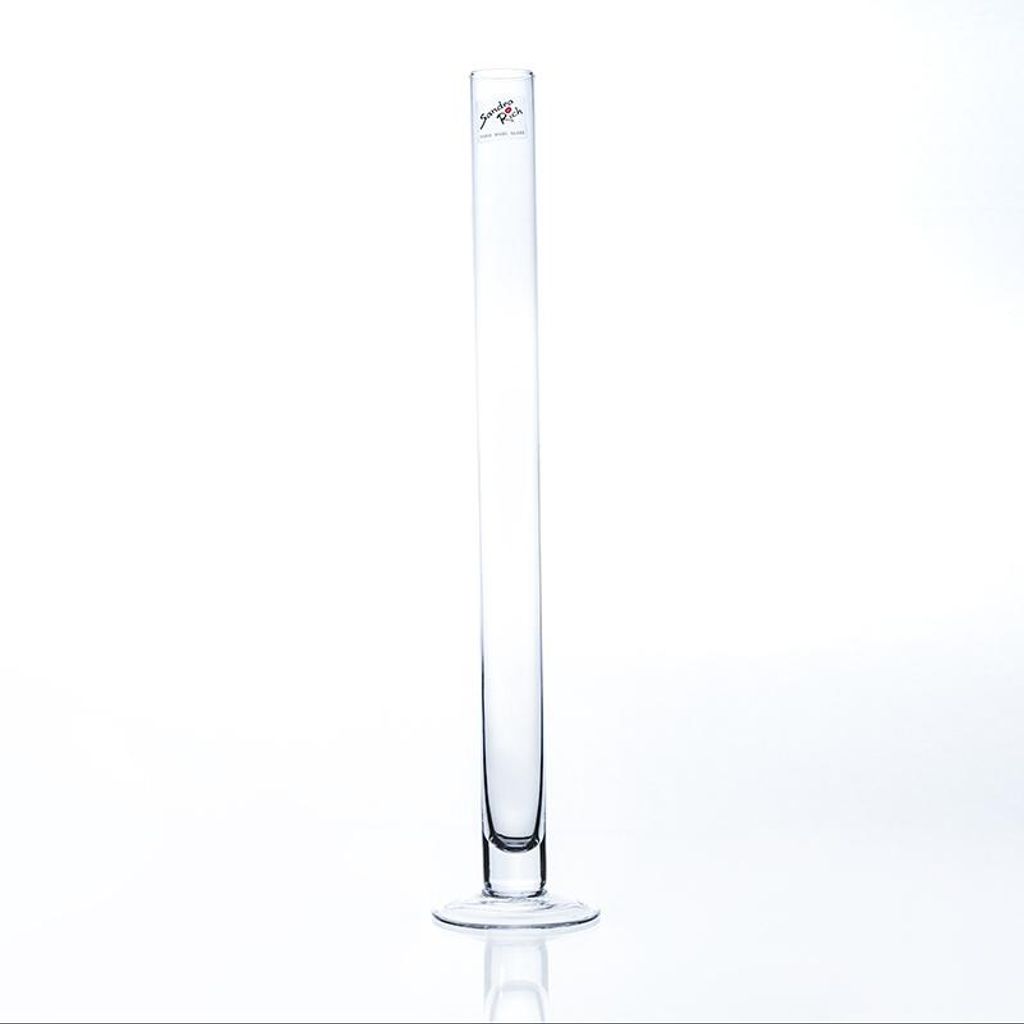 Reagenzglasvase Glasvase SOLIFLEUR mit Fuss H. 40cm D. 3cm Produktbild 