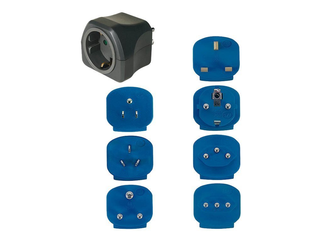 Brennenstuhl Kit de prises de voyage avec fusible 10A, Image du produit 