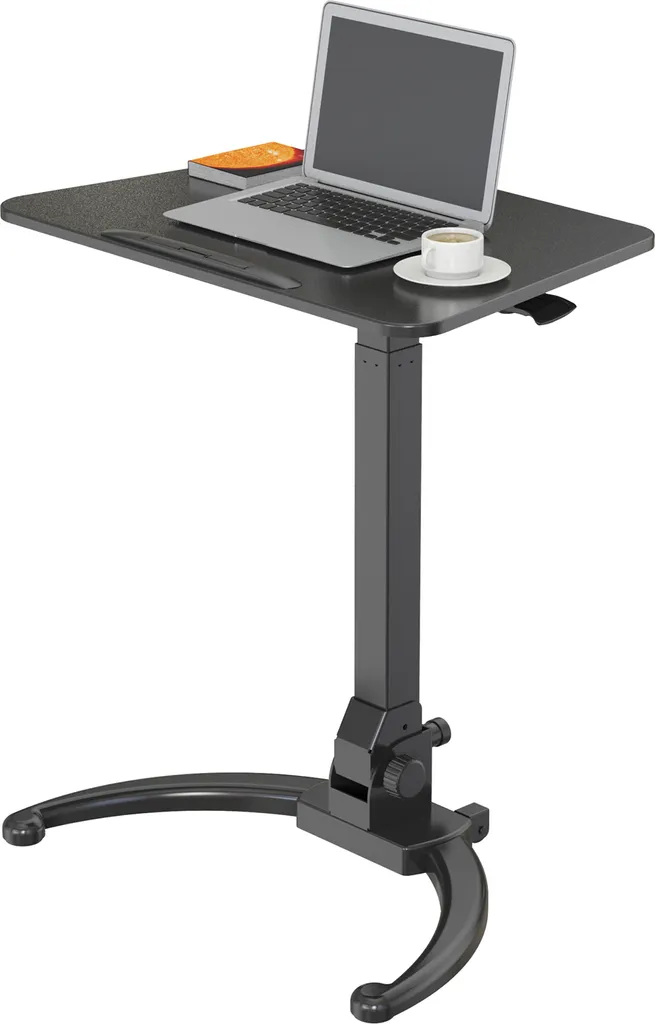Support Ordinateur Portable Réglable en Hauteur Table Pliante avec Roues