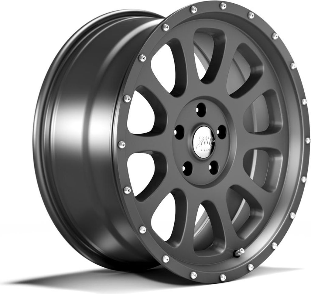 Alufelge gunmetal 8,5x20 ET +32 mit Felgen Alurad ASP Jeep Wrangler JL 18-
