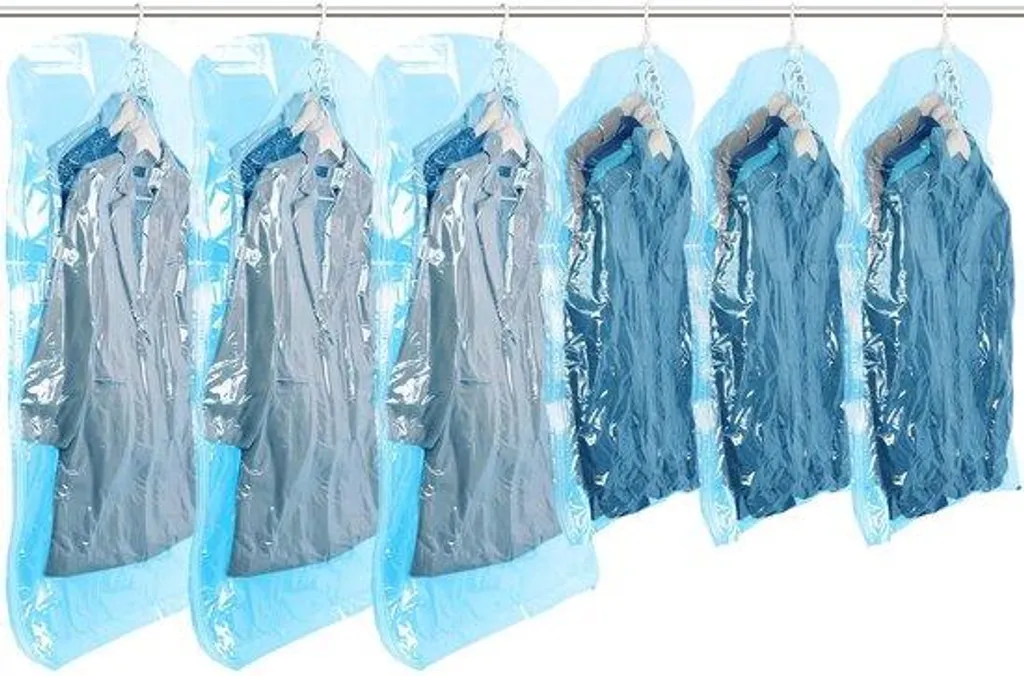 Sacs de rangement sous vide anti-humidité 8 pièces avec pompe
