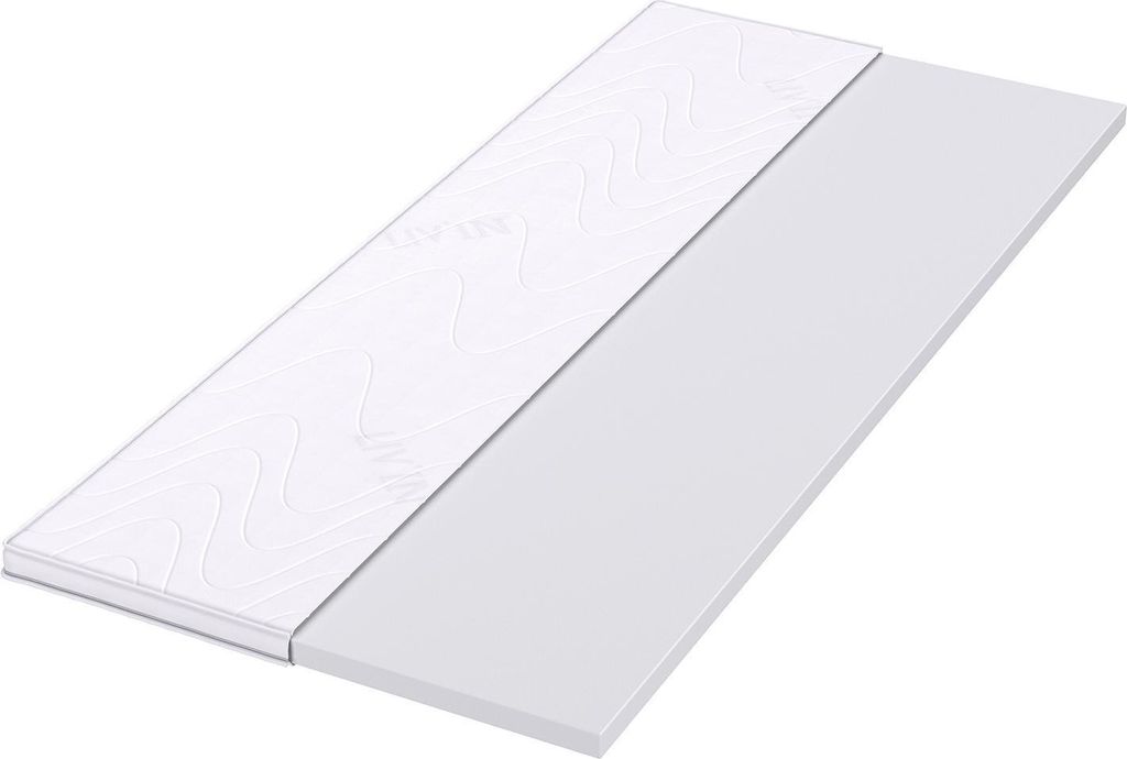 Matratzentopper - 140 x 200 cm - Kaltschaumkern - Doppeltuchbezug - mit Reißverschluss