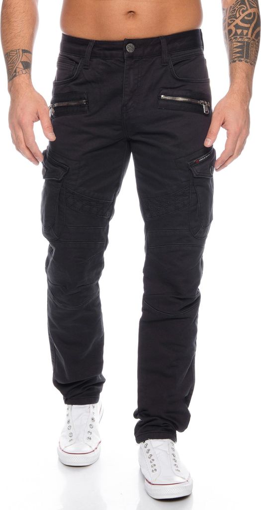 Cipo & Baxx Herren Jeans BJ4240 Schwarz, W32/L32