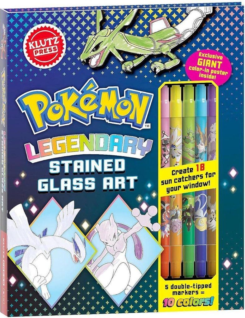 Pokémon Legendary Stained Glass