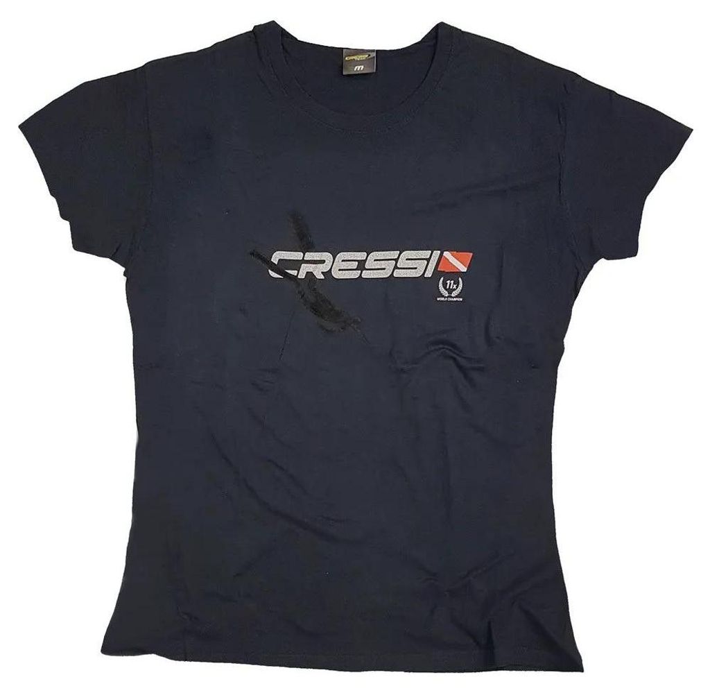 Cressi Spa Team Damen T-shirt Mit Kurzen Ärmeln Blau M Frau Blau M