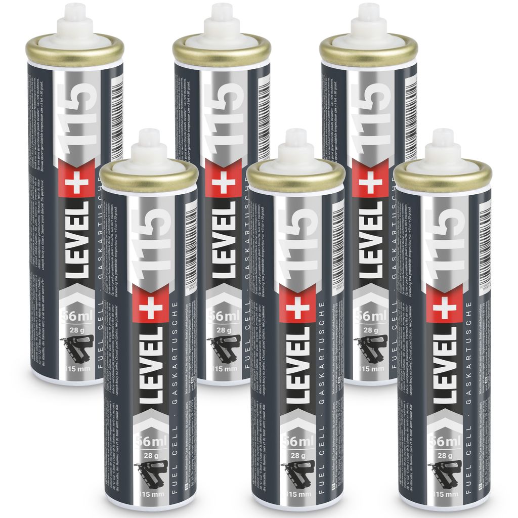 LEVEL+ Ersatzkartusche für Nagler 6 St. 115mm 56ml L+115