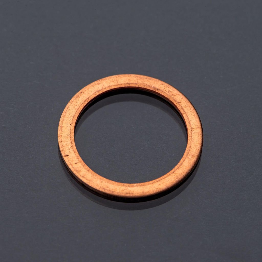 POLBERIS Kupferdichtung Unterlegscheibe 26x32x1mm Dichtscheibe Gewindeverbindungen rostfrei hitzebeständig für Auto und Industrie