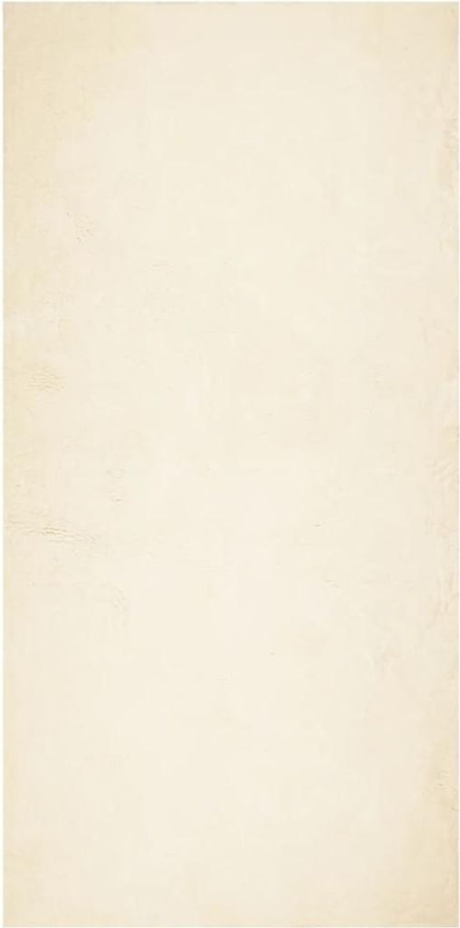 vidaXL Teppich HUARTE Kurzflor Weich und Waschbar Creme 100x200 cm