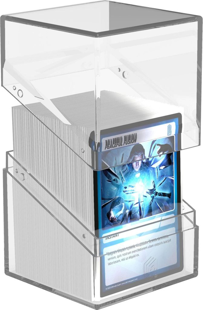 Pudełko na karty Ultimate Guard - Boulder Deck Case Clear Zdjęcie produktu 