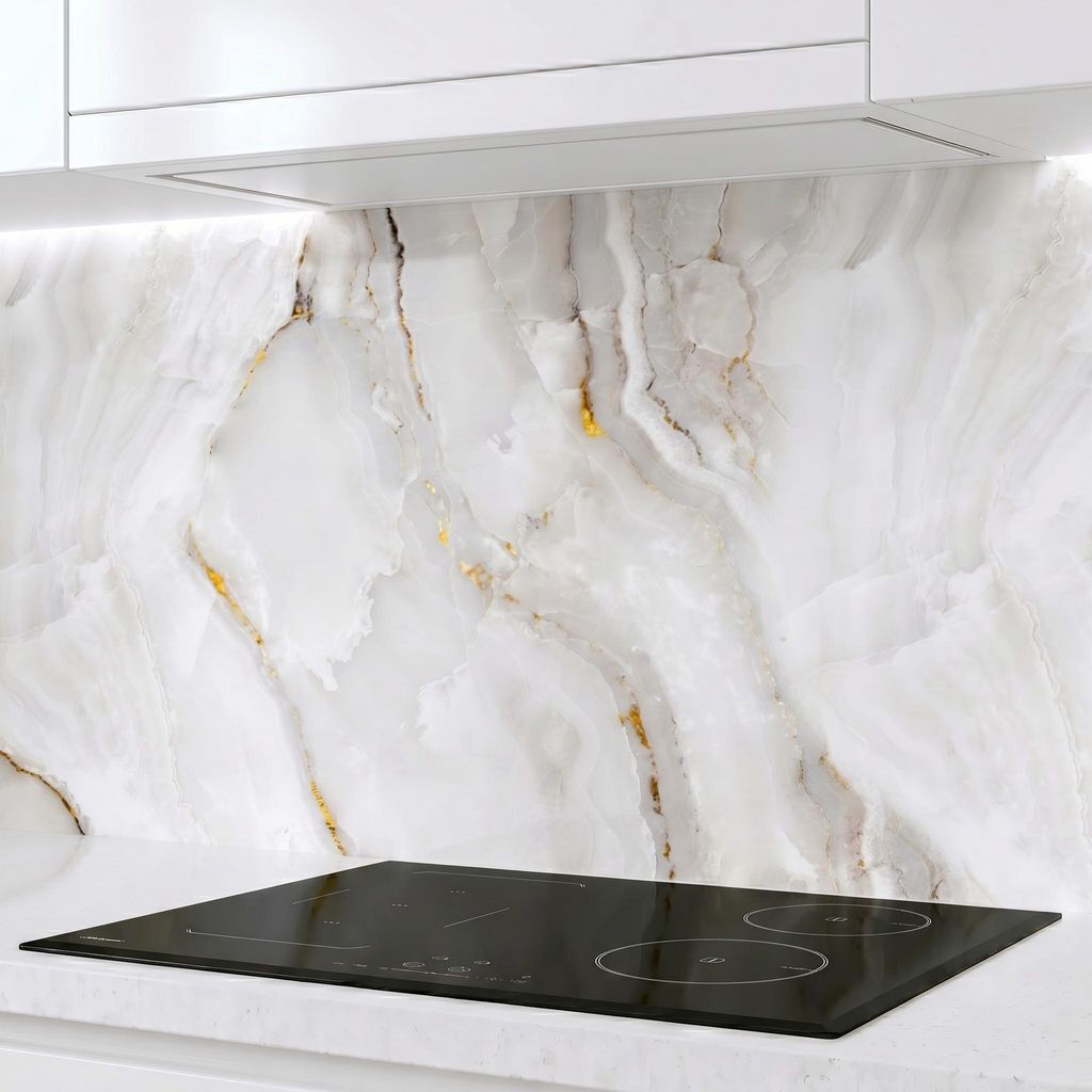 Küchenrückwand Marmor Gold 60x400 cm – monolithische Produktbild 