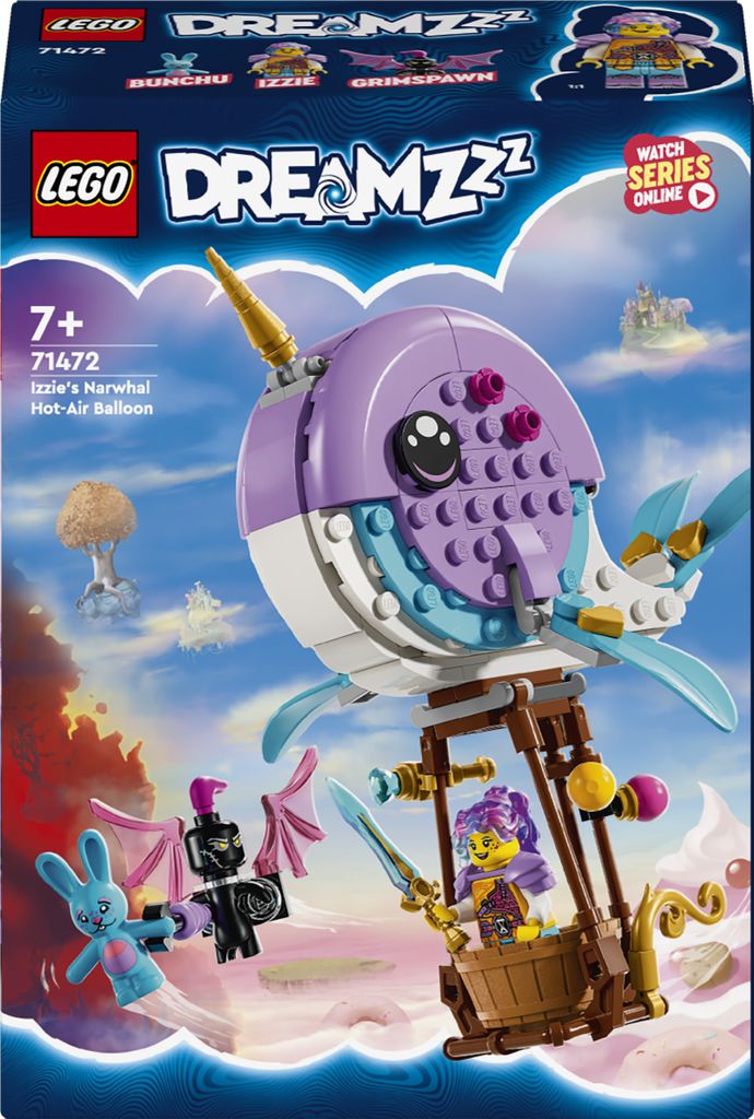 Lego 71472 LEGO Dreamzz Izzies Narwal-Heißluftballon        Immagine del prodotto 