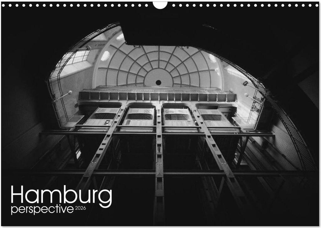 Hamburg perspective 2026 (Wandkalender 2026 DIN A3 quer), CALVENDO Monatskalender
