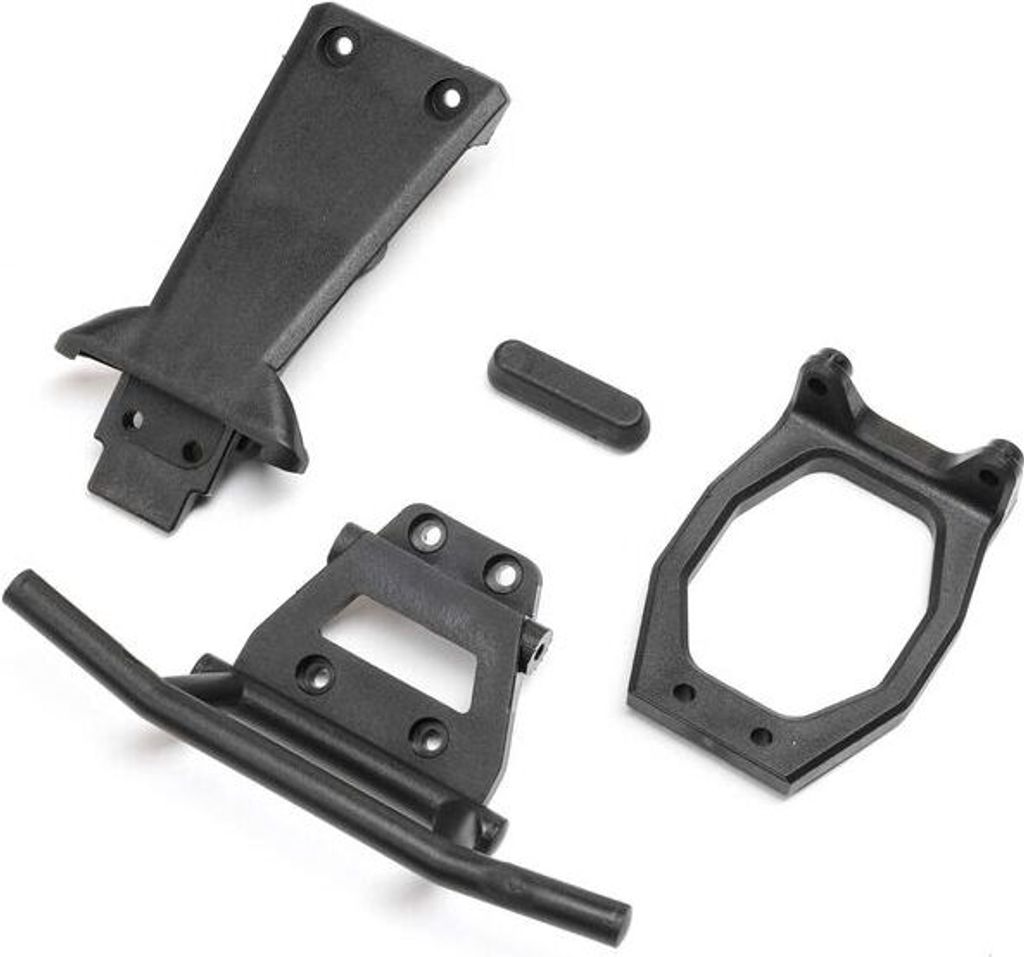 Losi Front Bumper, Brace, Skid Plate: Hammer Rey