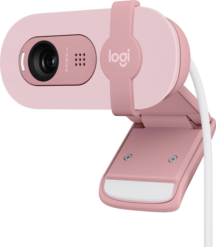Logitech BRIO 100 Webcam rosa Produktbild 