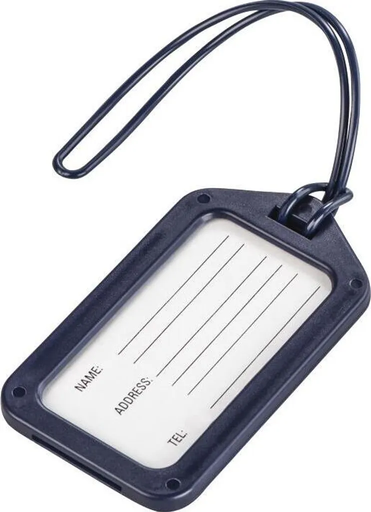 Hama 00139501 Etichette Bagaglio Blu - Sicurezza per Tutta la Famiglia