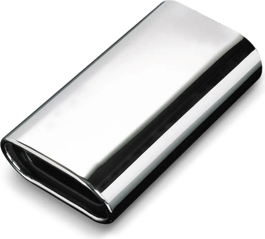 Terminale Di Scarico Universale AutoHobby, In Acciaio Inox Cromato, Rotondo, Diametro Max 52 Mm, Compatibile Con Molte Auto - 3