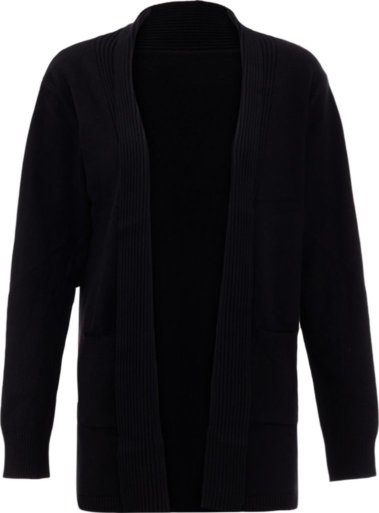 aleva damen strickjacke - schwarz, XS/S